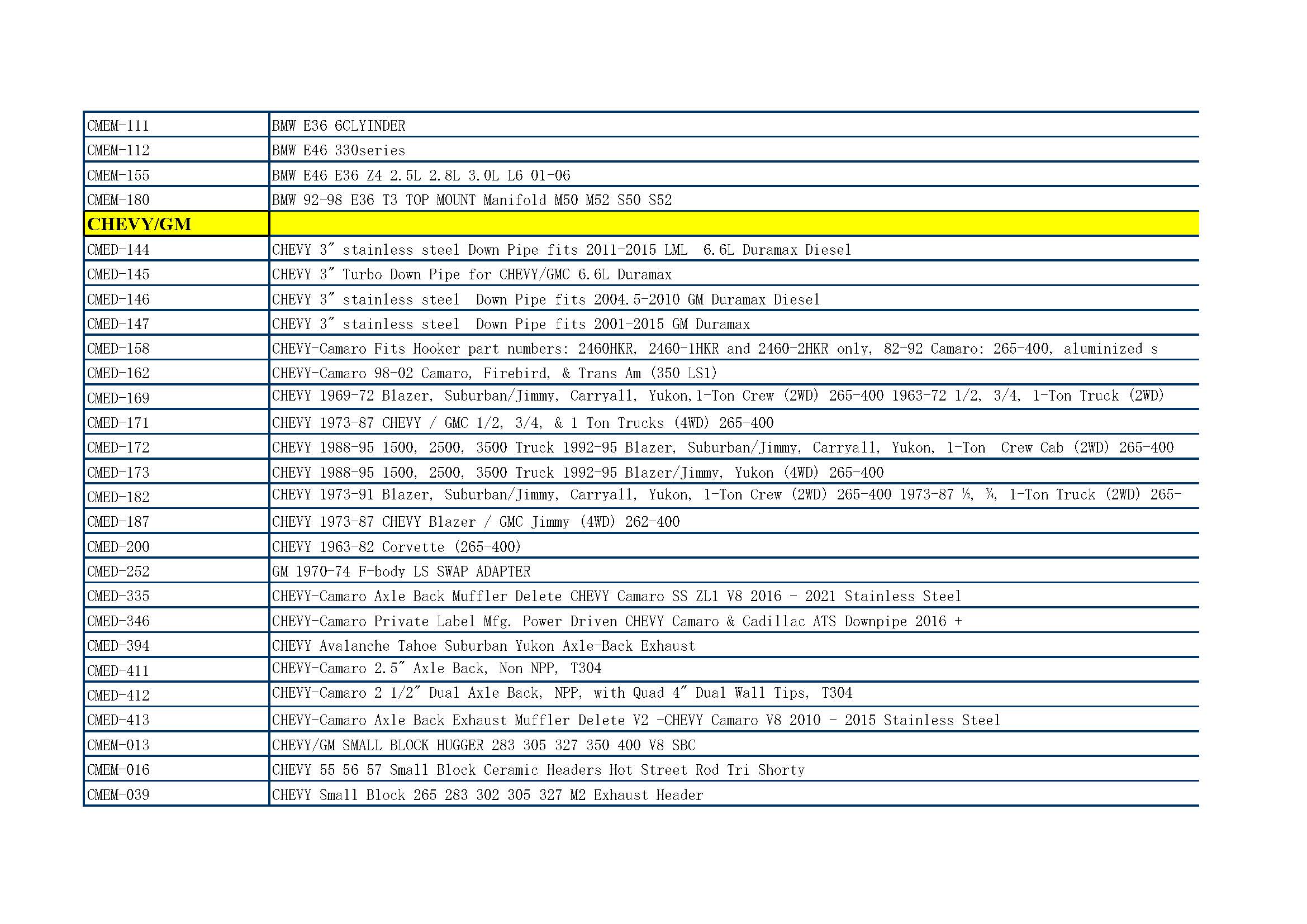 EXHAUST SYSTEM LIST_页面_03